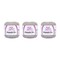 Aunt Lydia Classic Silver Crochet - 3 Pack of 350y/320m - Cotton - Gauge 10 - Crochet